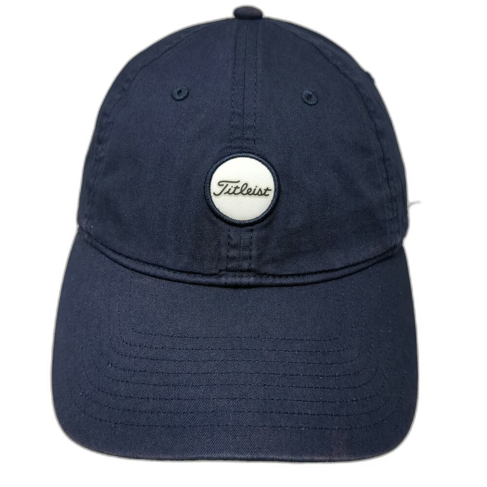 Titleist Baseball Cap Blue One Size Timber Stone Golf Hat Slideback Cotton